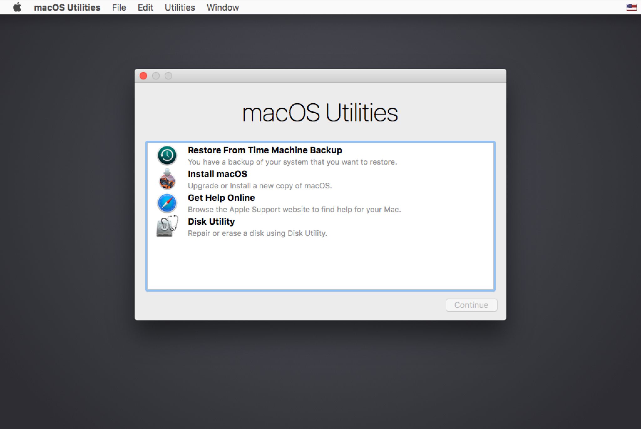 clean install utility for mac